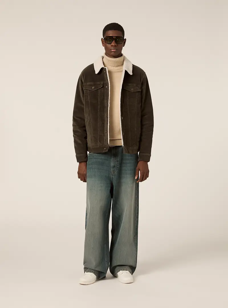 Giubbino in velluto a coste KY2 GREEN