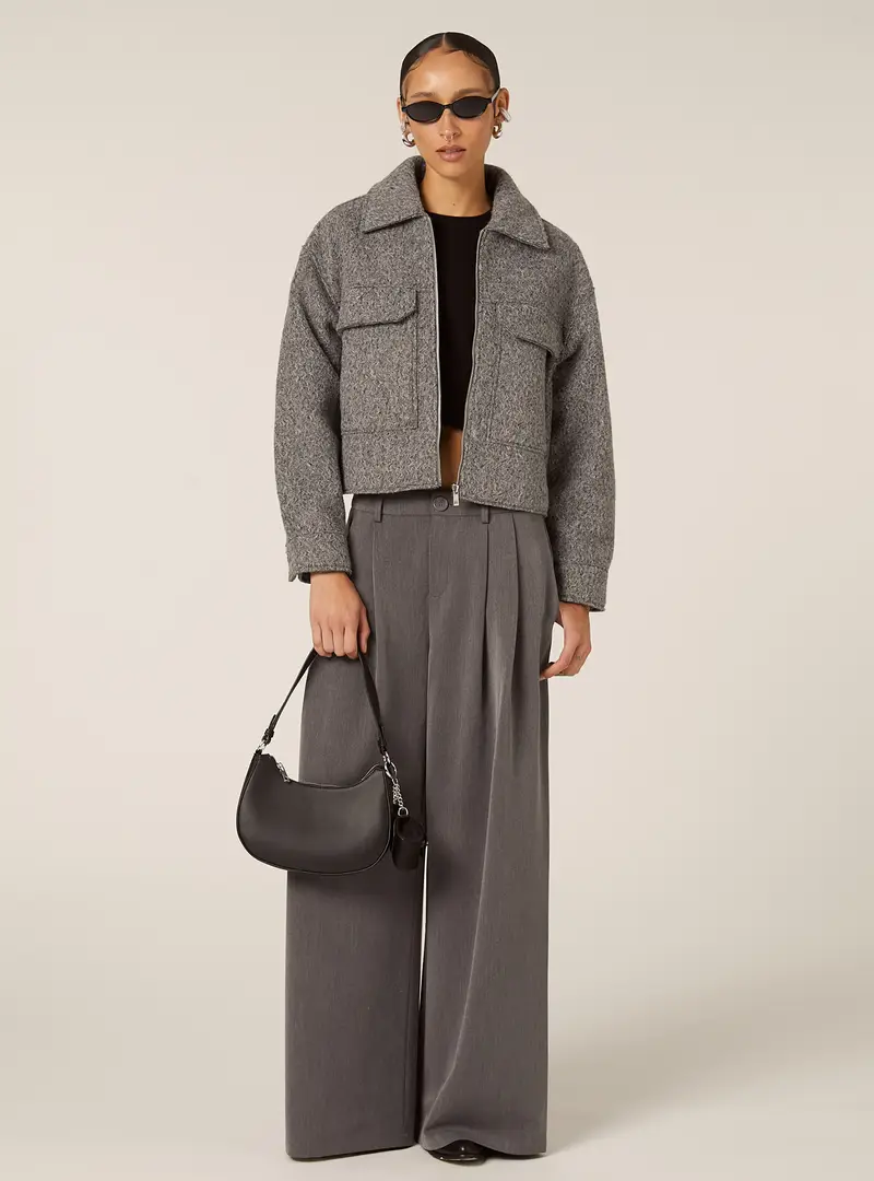 Giubbotto corto in boucle'