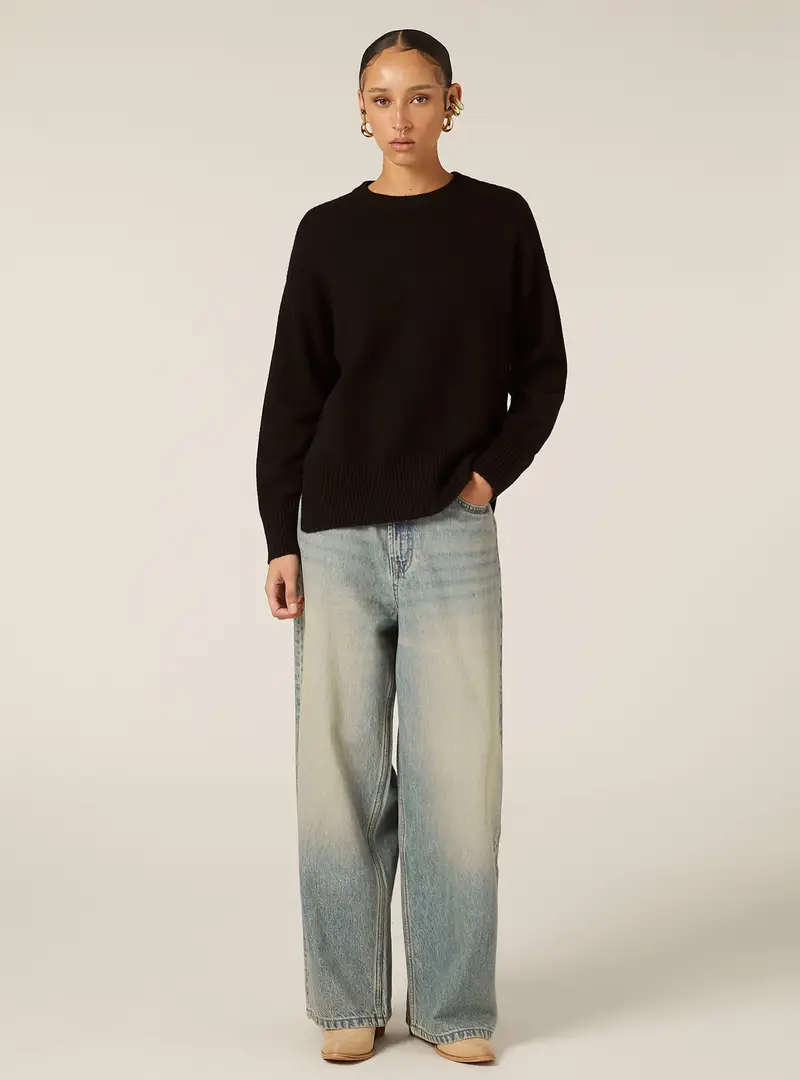 Maglia girocollo basic