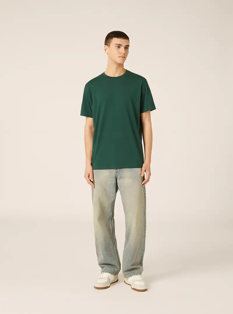 Maglietta basic in cotone GN1 GREEN