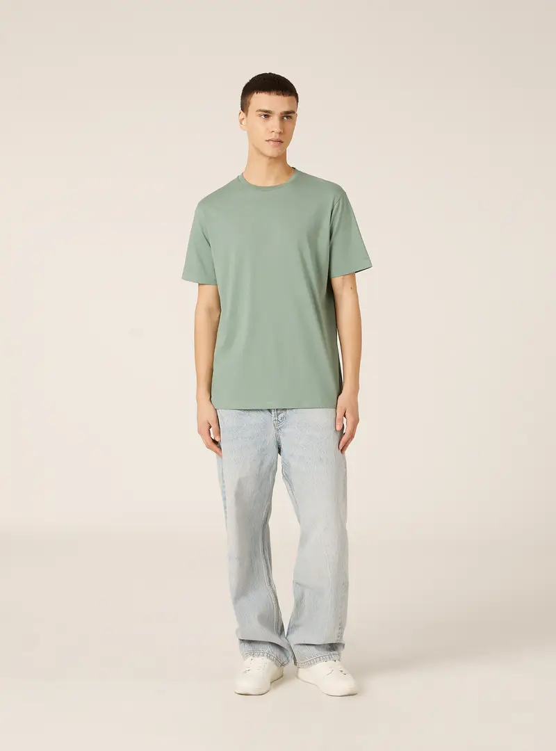 Maglietta basic in cotone KY3 GREEN