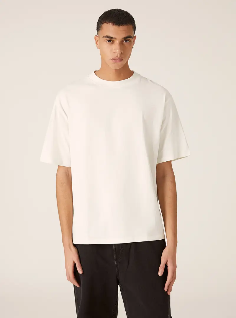 Alcott Maglietta boxy fit bianca in cotone