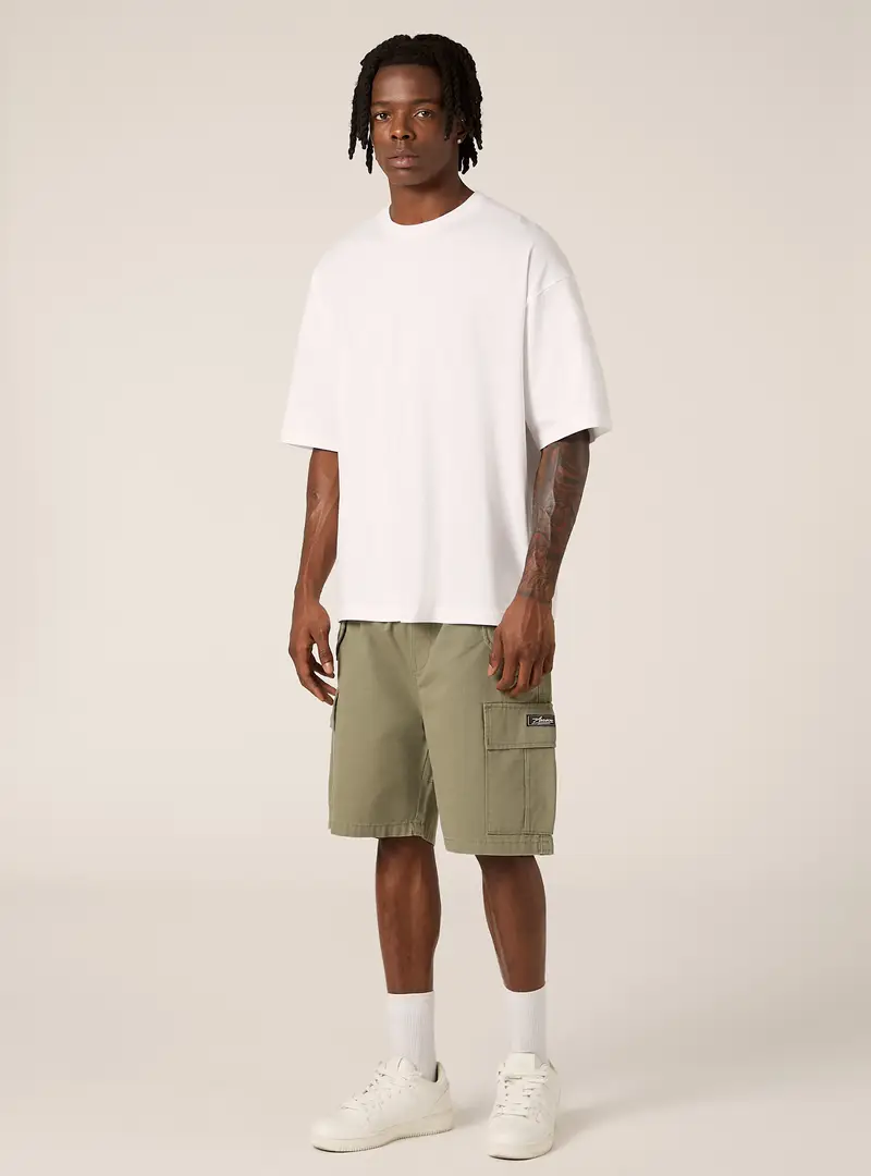 Maglietta boxy over fit WH3 WHITE