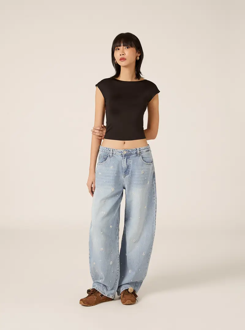 Maglietta con schiena scoperta BK1 BLACK