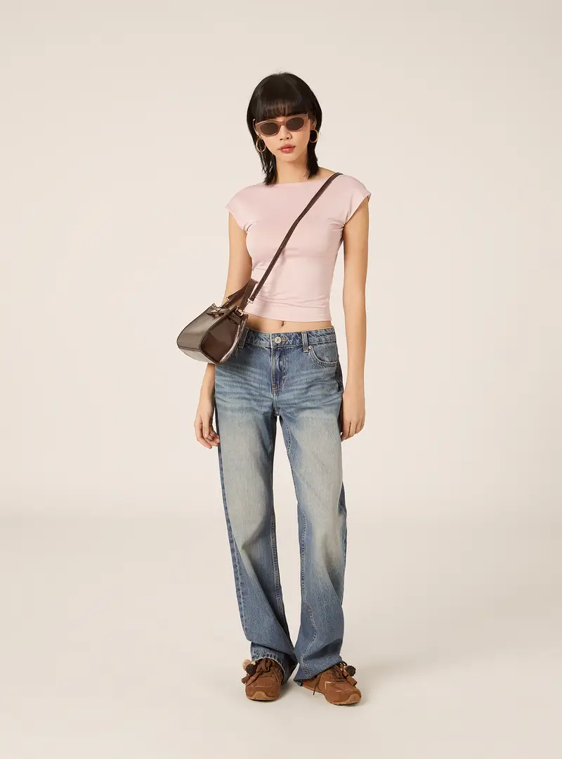 Maglietta con schiena scoperta PK2 PINK