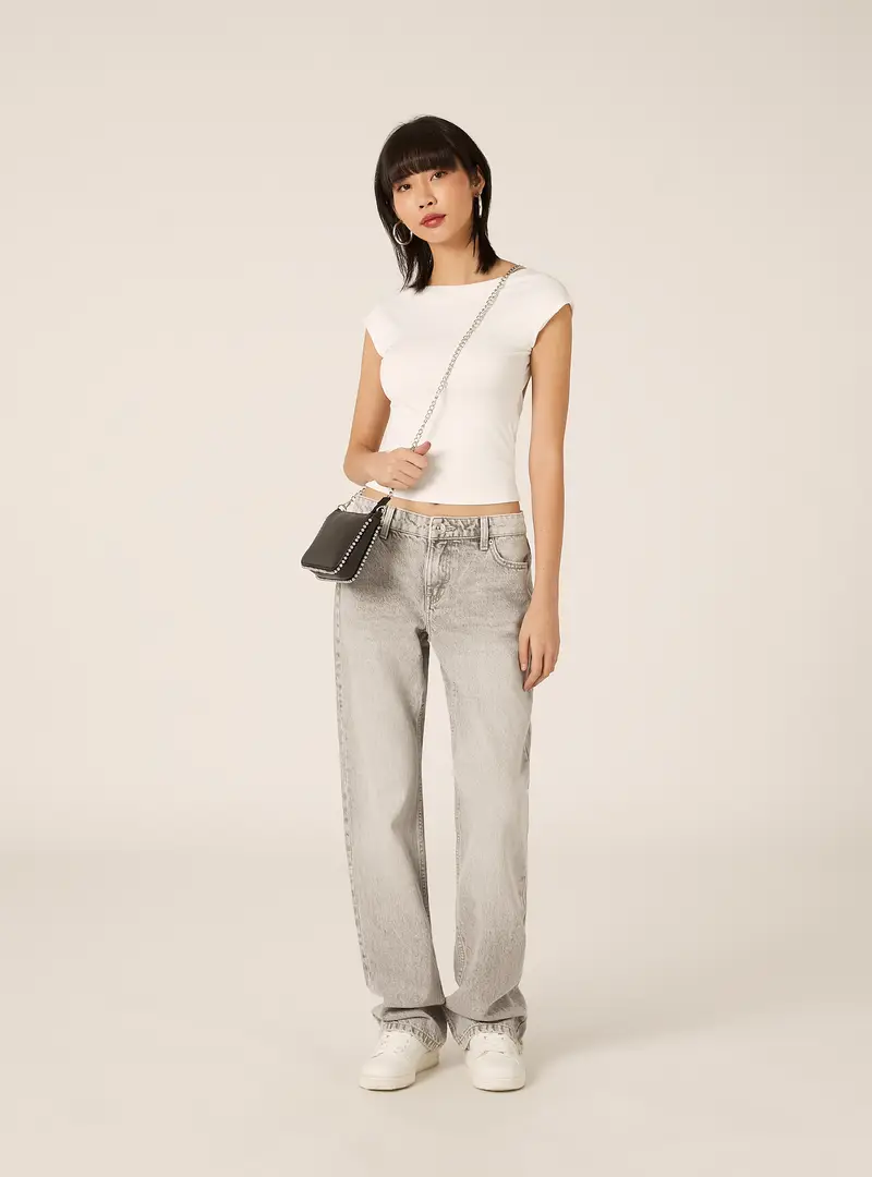 Maglietta con schiena scoperta WH2 WHITE