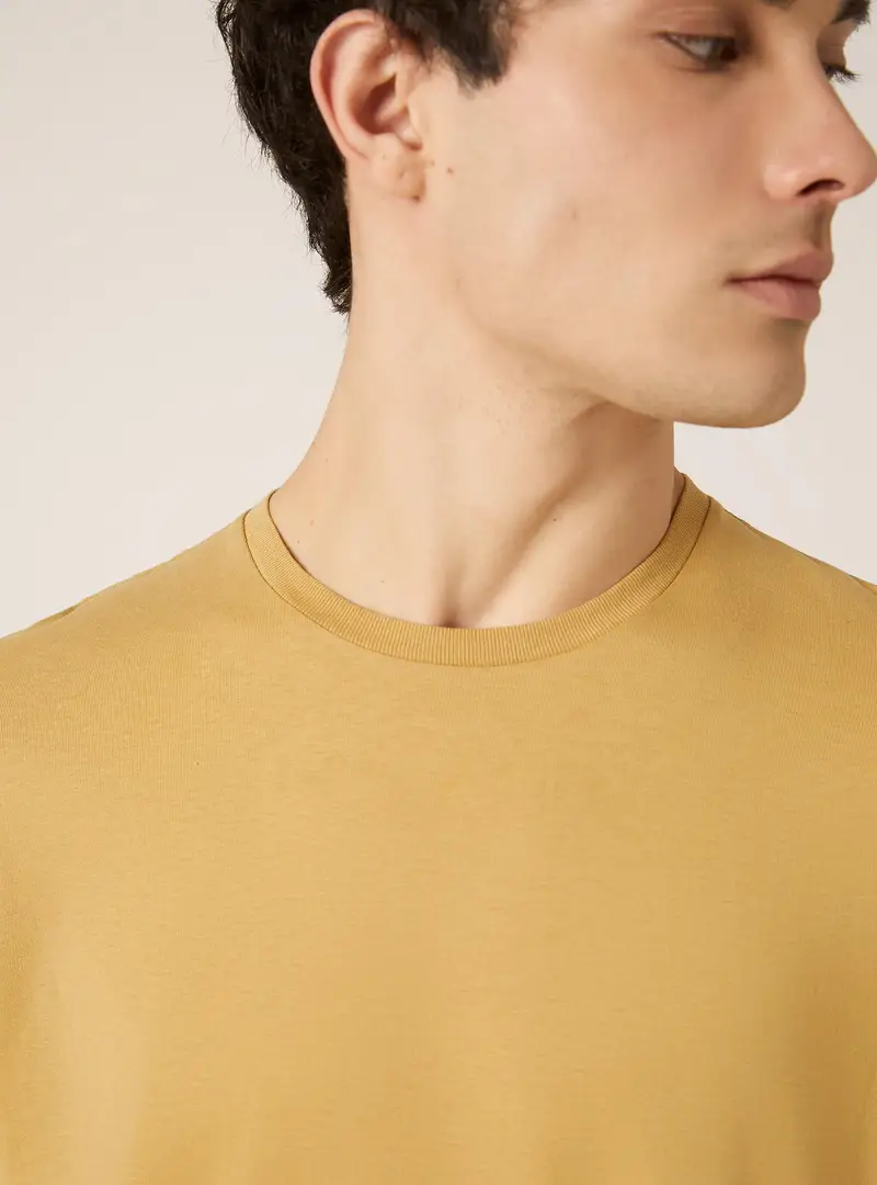 Maglietta girocollo in cotone