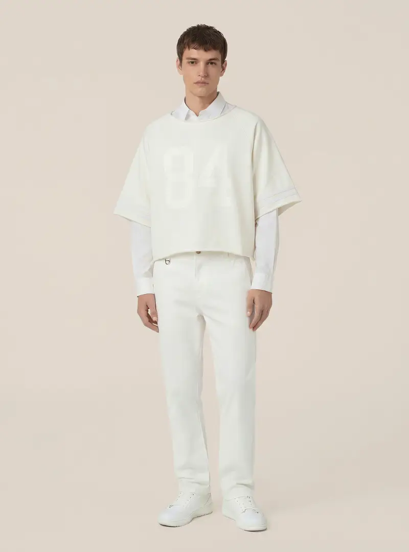 Maglietta Latino Collection boxy fit WH2 WHITE