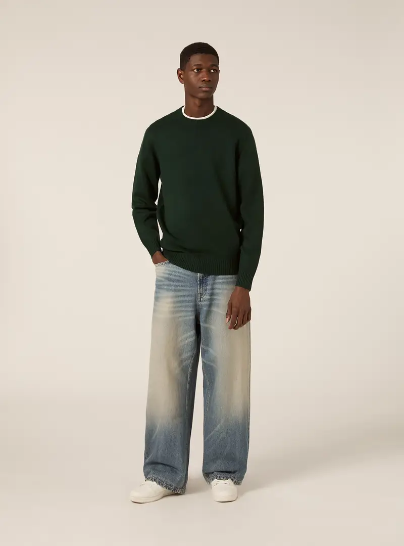 Maglione girocollo GN1 GREEN