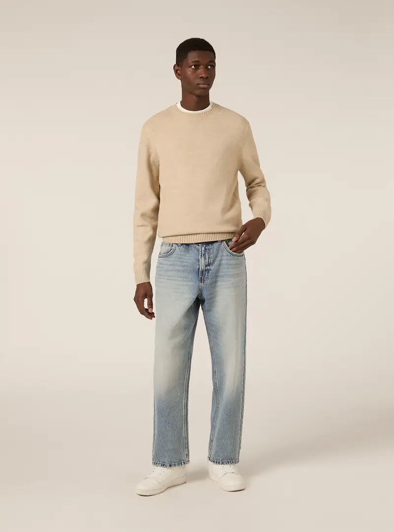 Maglione girocollo MBG2 BEIGE