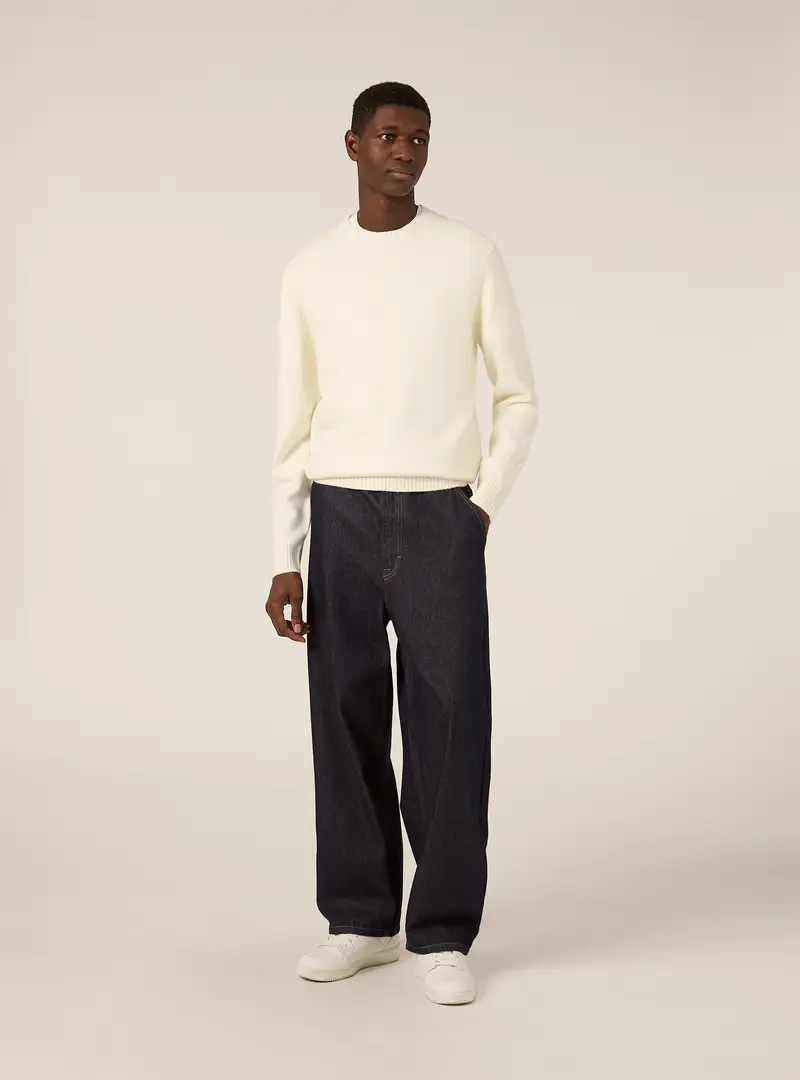 Maglione girocollo WH1 WHITE