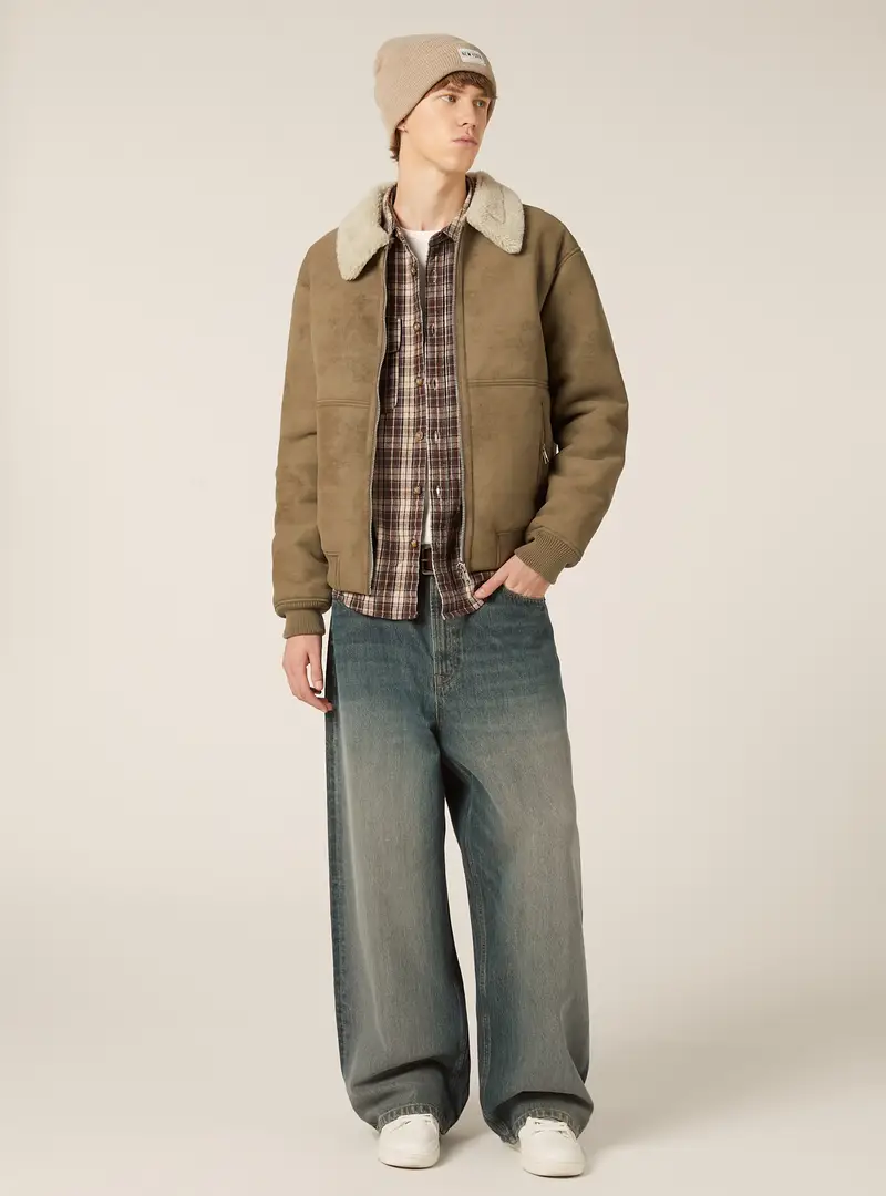 Montone effetto nabook GY2 GREY