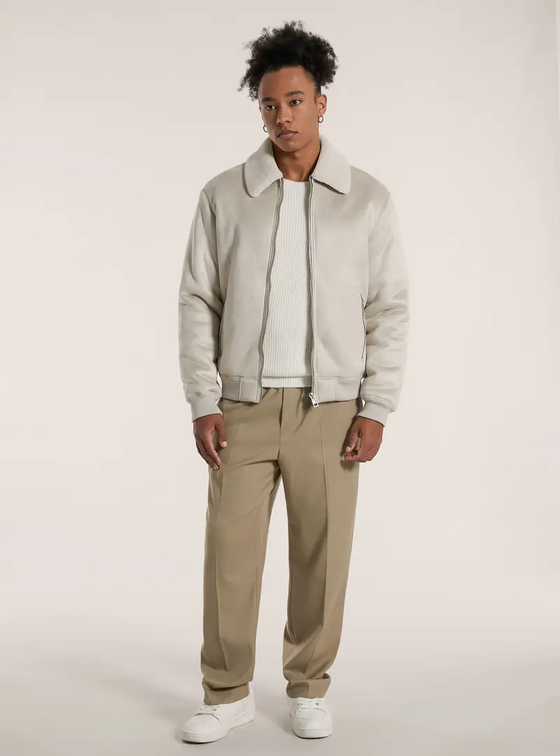 Montone effetto suede