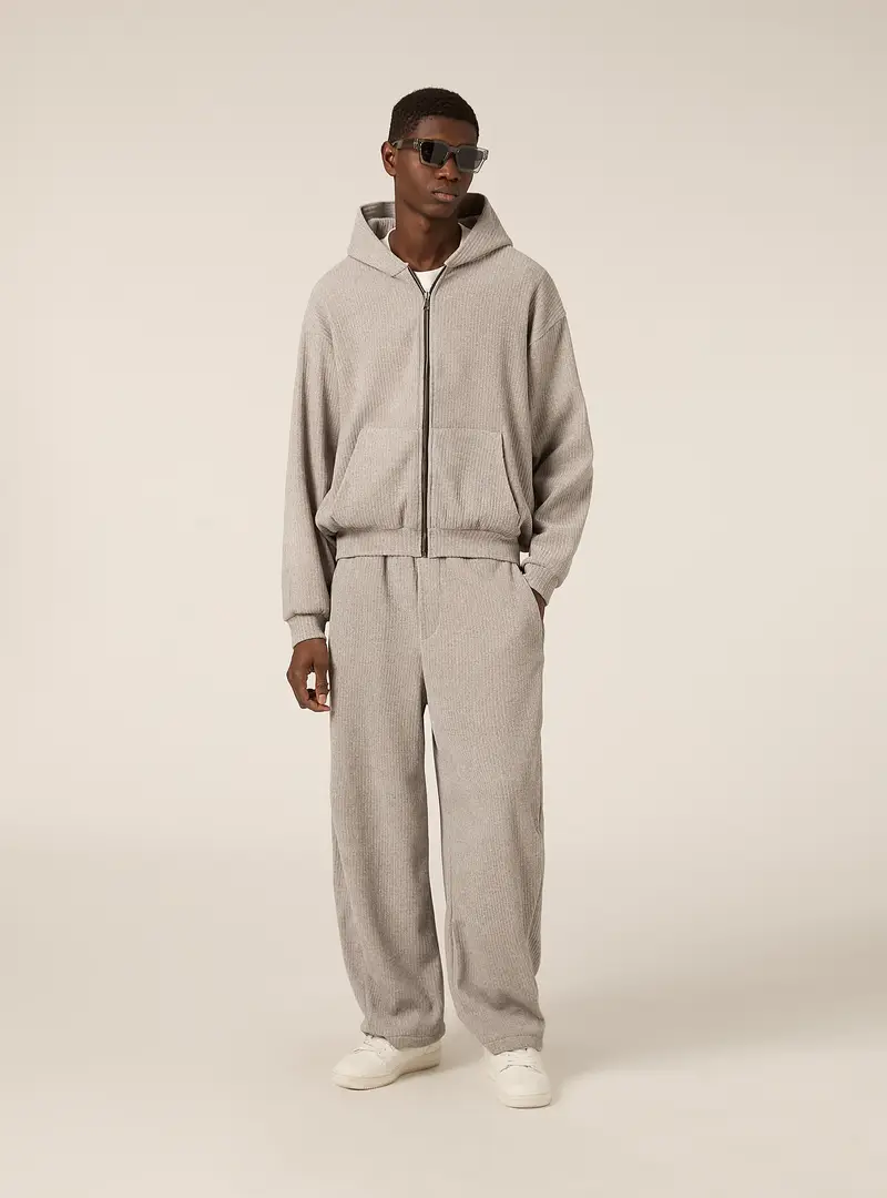 Pantaloni balloon fit in velluto MGY3 GREY