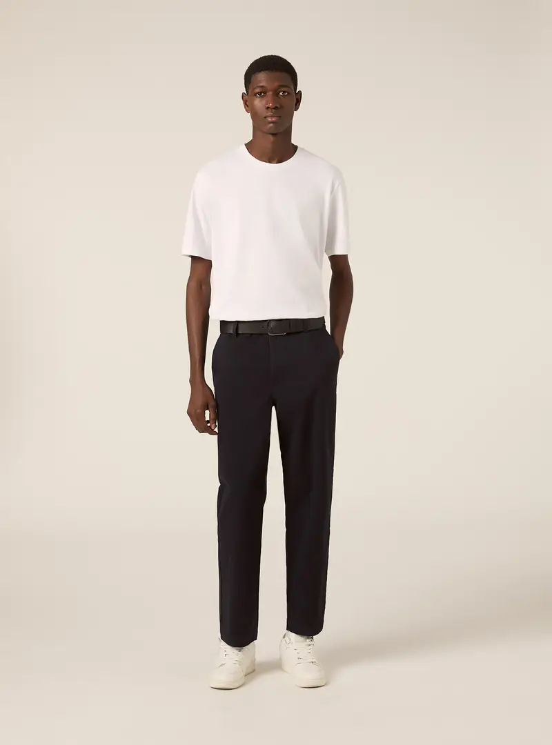 Pantaloni chino twill stretch slim fit