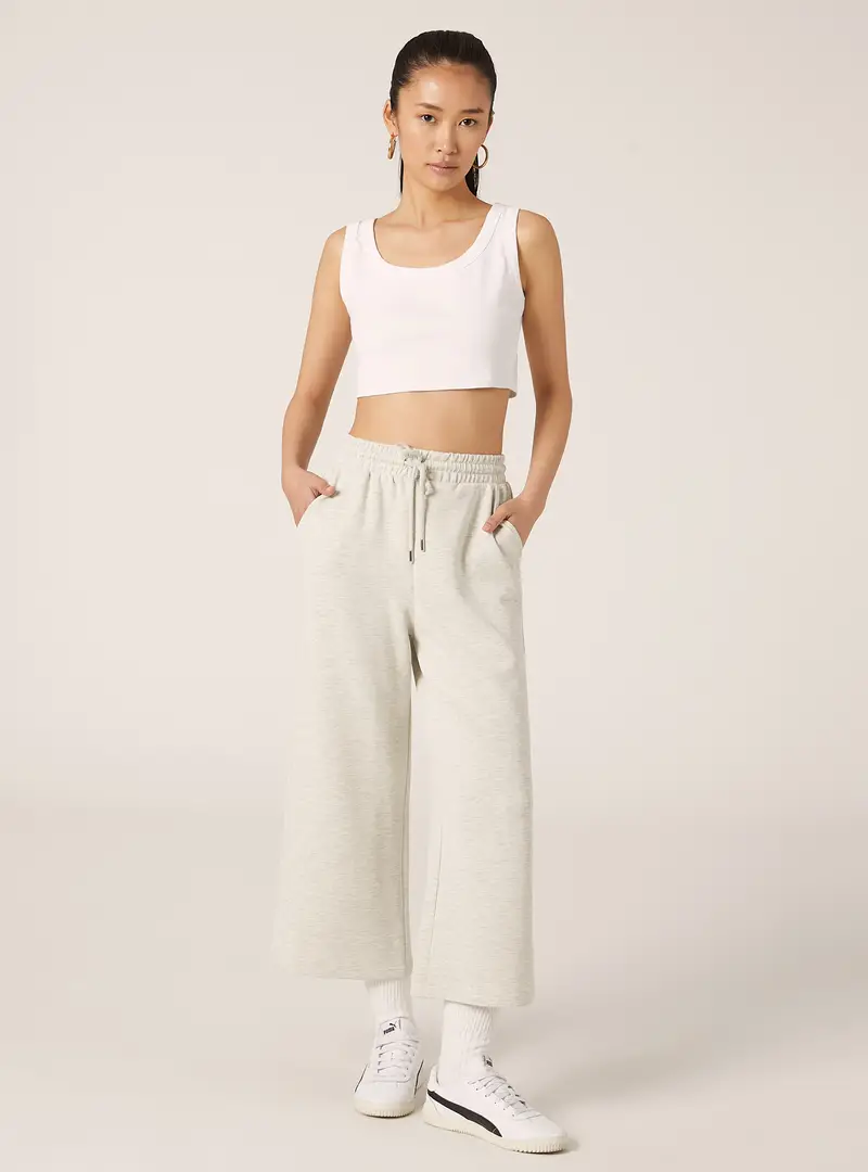 Pantaloni culotte soft touch MGY3 GREY