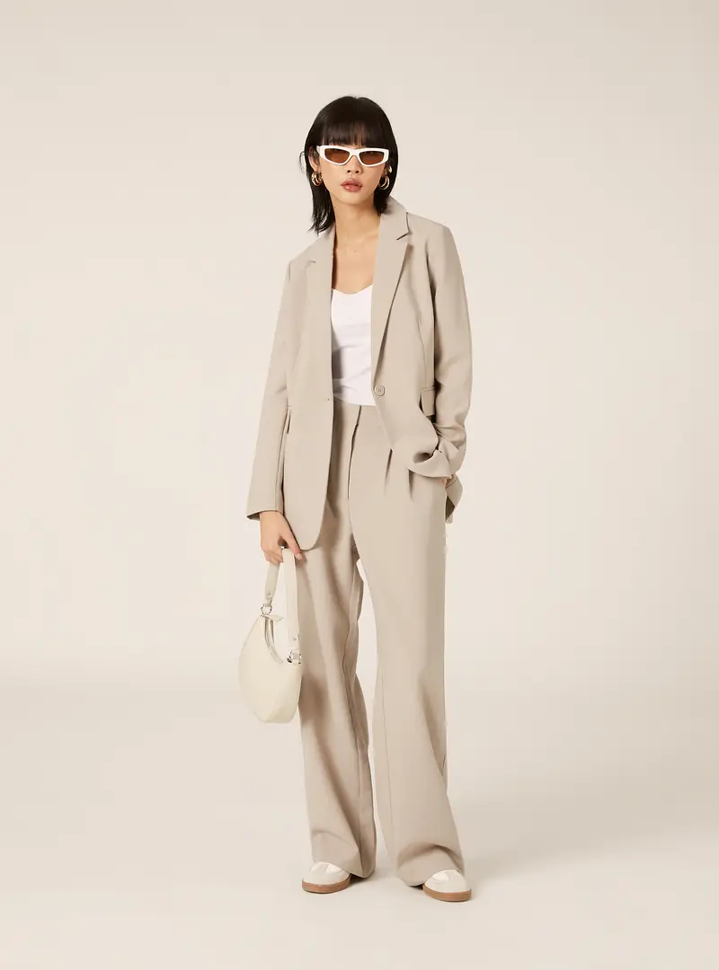 Pantaloni dritti eleganti BG2 BEIGE