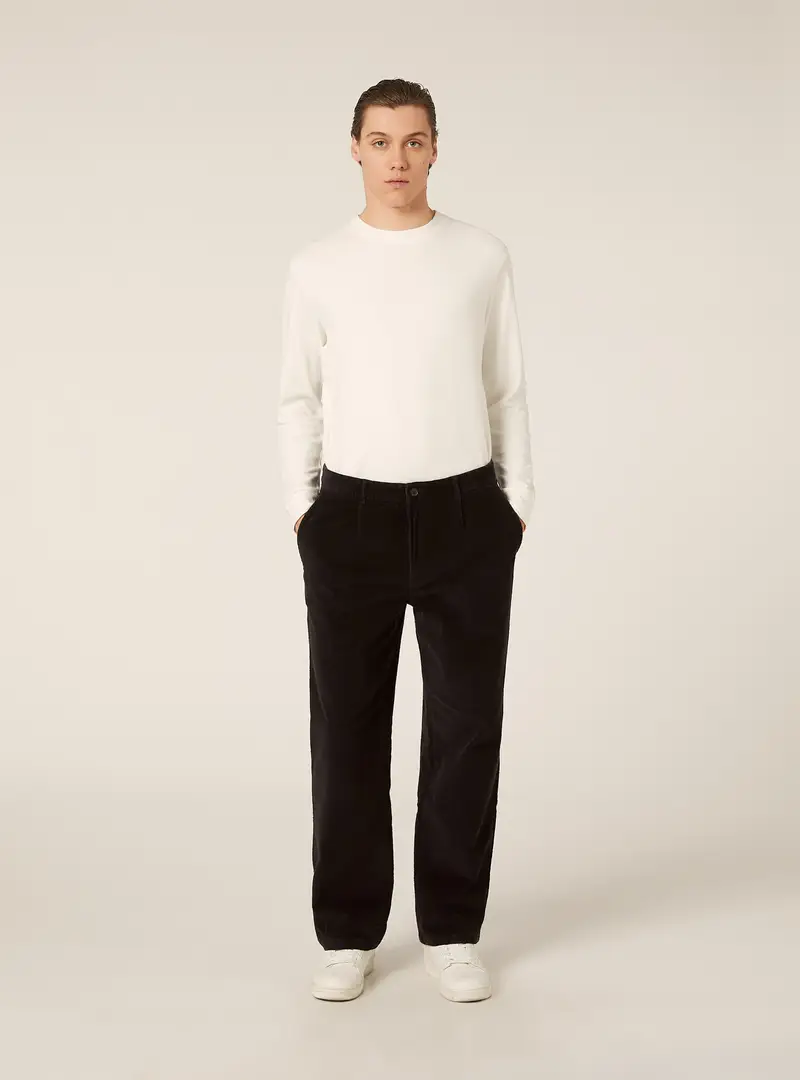 Pantaloni in velluto a coste GY1 GREY