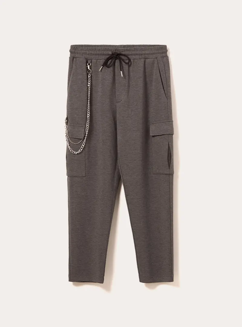 Pantaloni jogger cargo soft touch