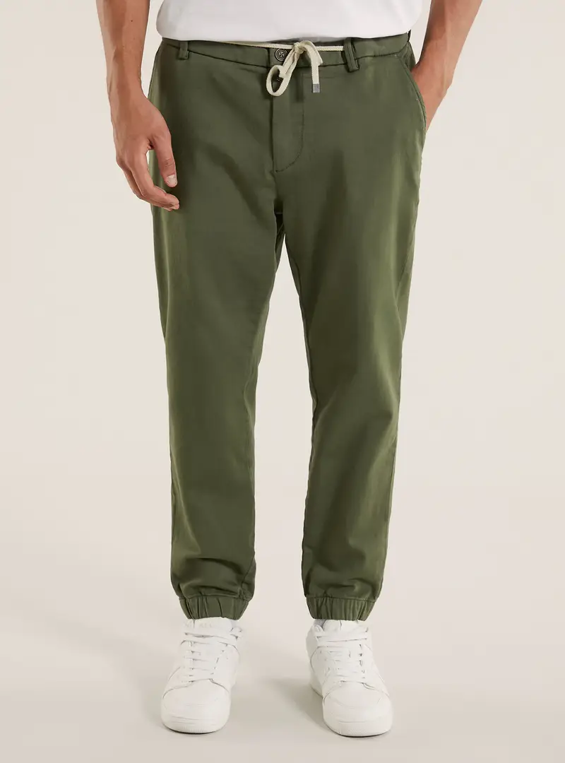 Pantaloni jogger con coulisse KY1 GREEN