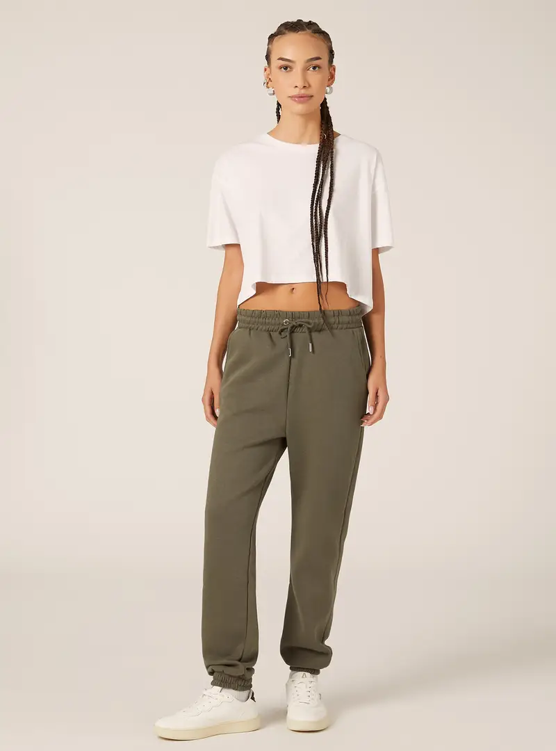 Pantaloni jogger in felpa KY2 GREEN