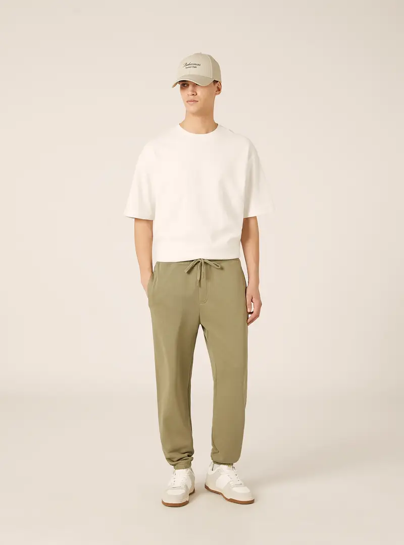 Pantaloni jogger in felpa KY2 GREEN