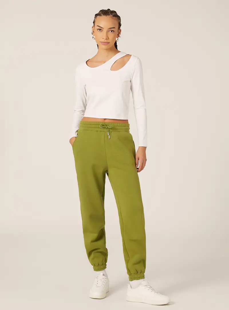 Pantaloni jogger in felpa