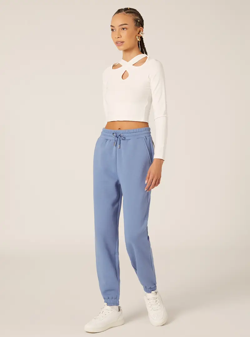 Pantaloni jogger in felpa