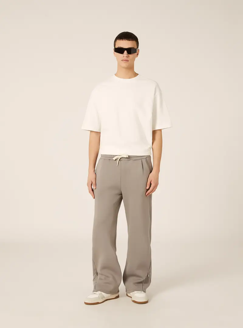 Pantaloni jogger wide leg GY2 GREY