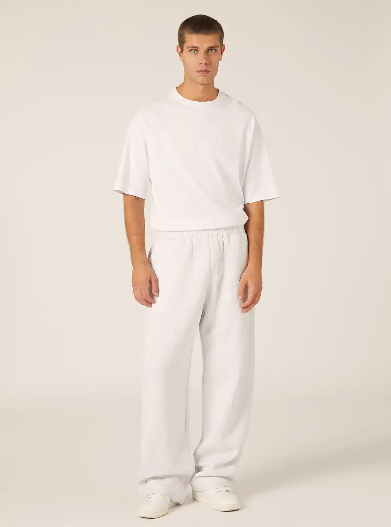 Pantaloni loose fit in felpa MGY3 GREY