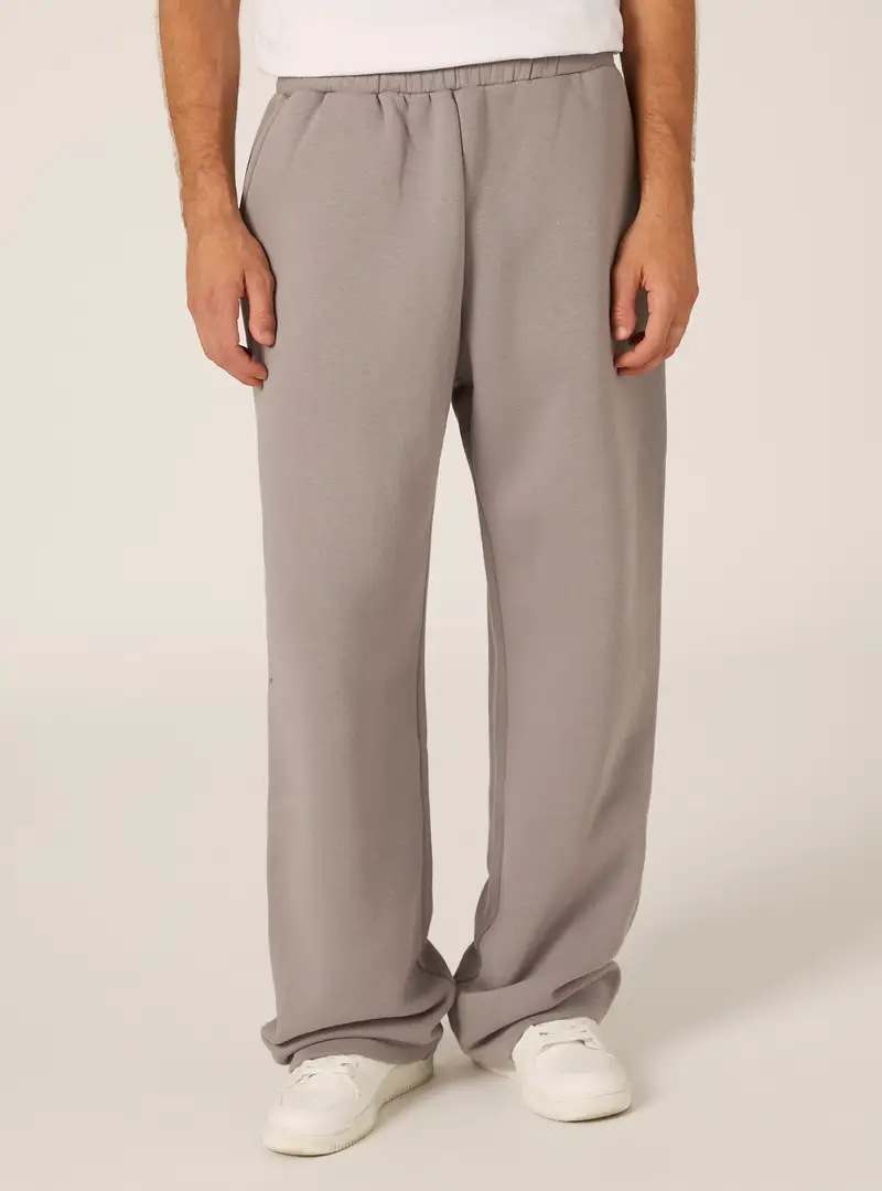 Pantaloni loose fit in felpa