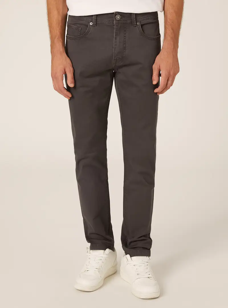 Pantaloni skinny fit in cotone
