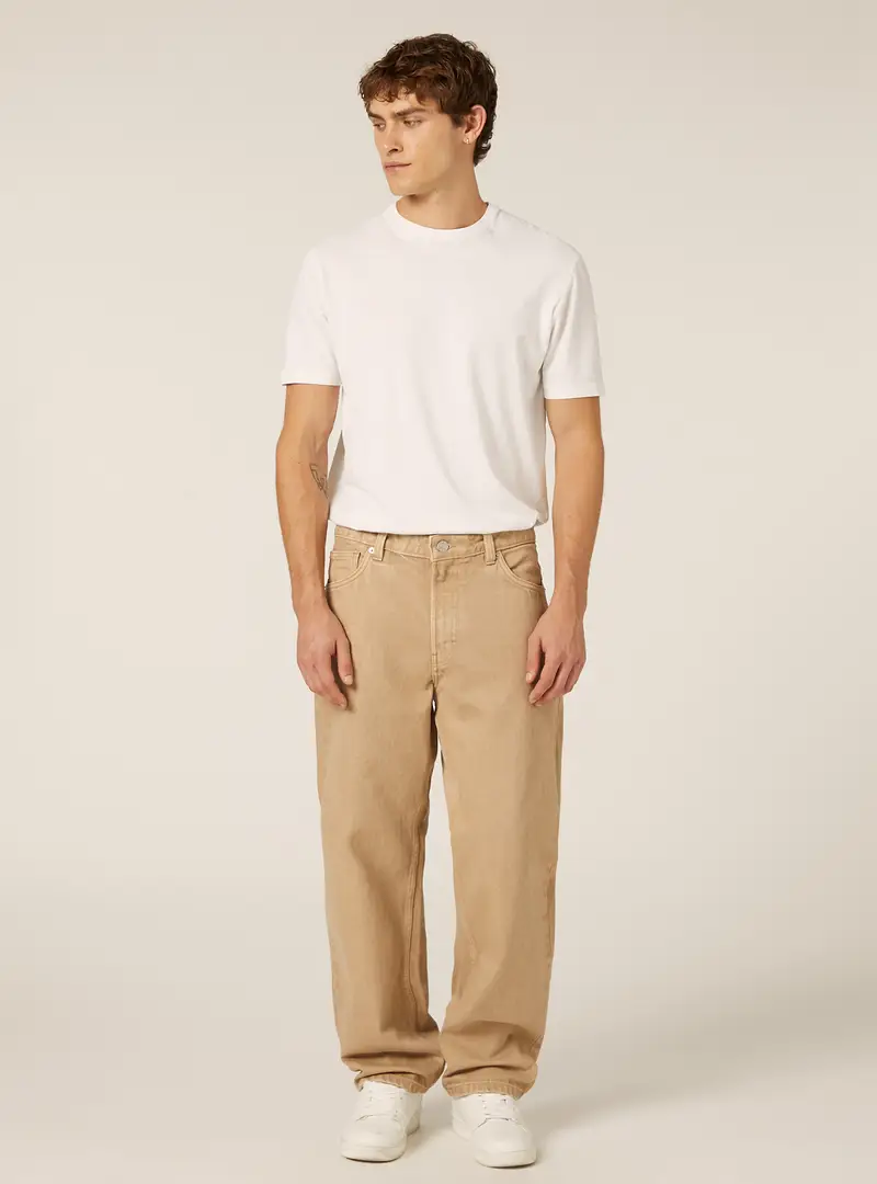 Pantaloni tapered fit BG2 BEIGE