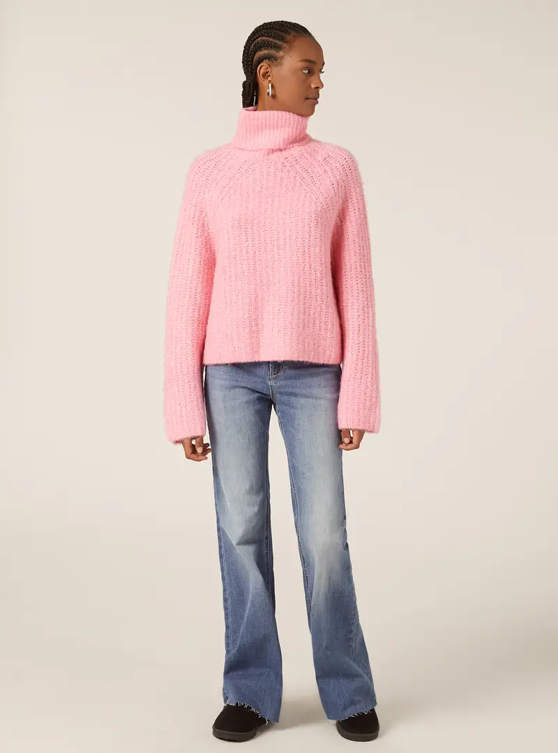 Pullover collo alto costa inglese