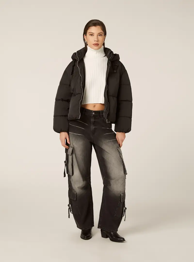 Alcott Pullover con scollo bardot nero