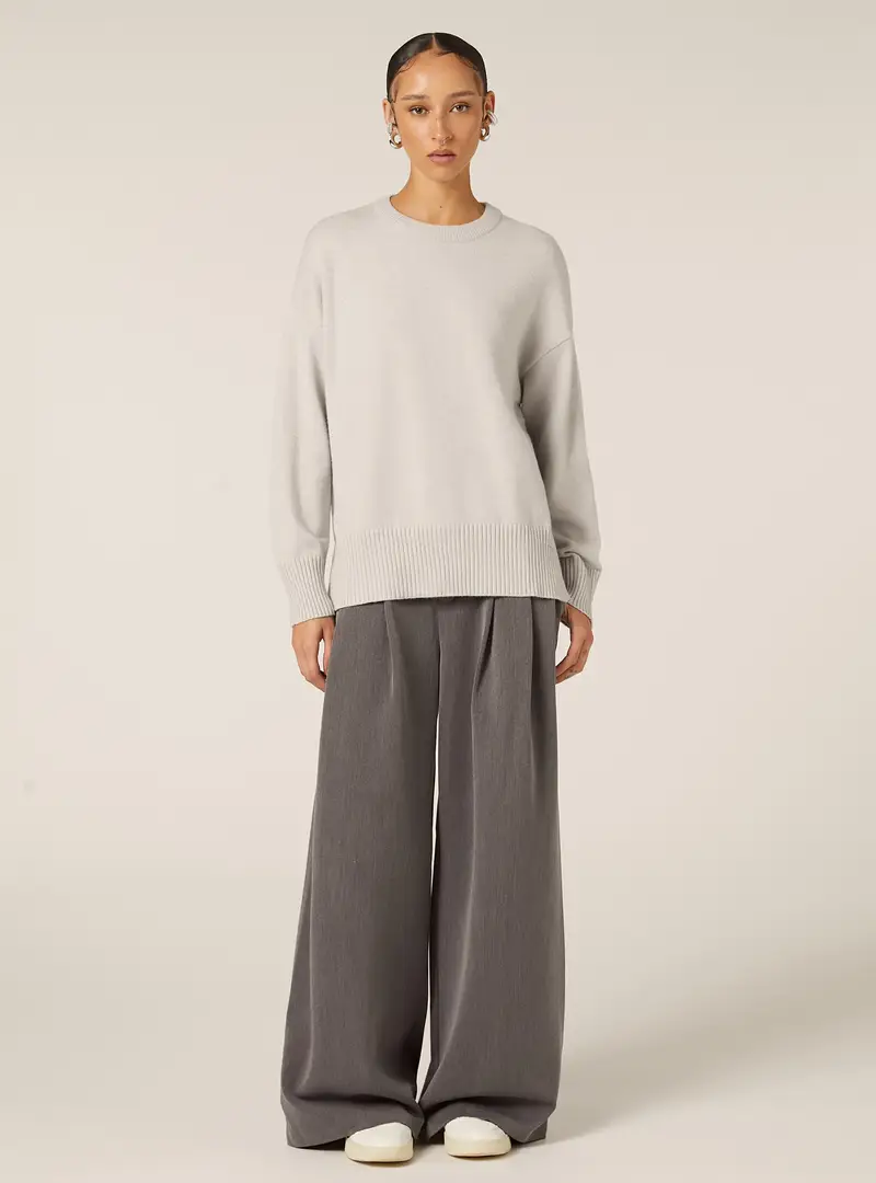 Pullover girocollo basic MGY2 GREY