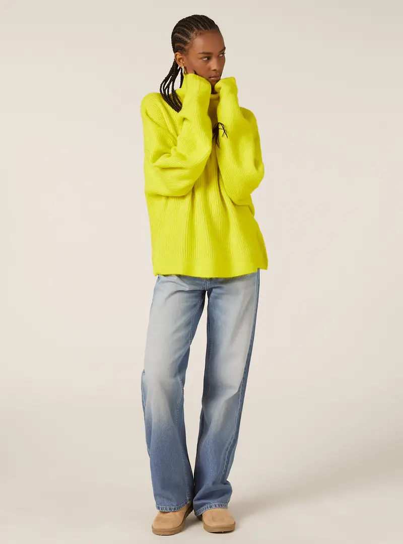 Pullover over a collo alto GC3 GREEN