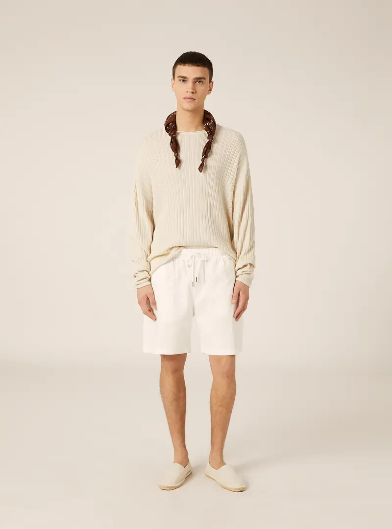 Pullover traforato in cotone CR3 MULTICOLOR