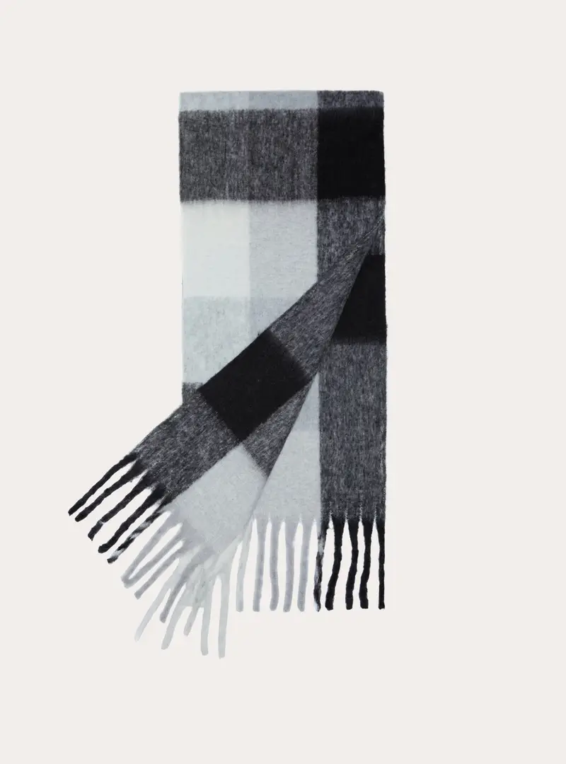 Sciarpa basic con quadri