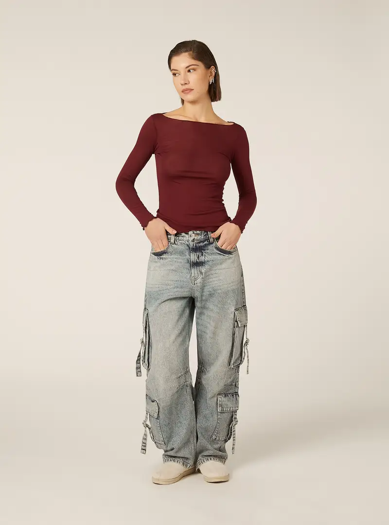 ALCOTT T-shirt Bordeaux 3978257