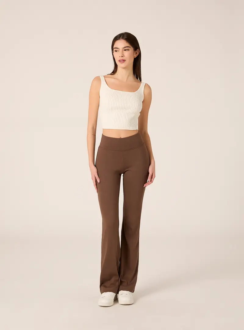 Top canotta in maglia WH2 WHITE