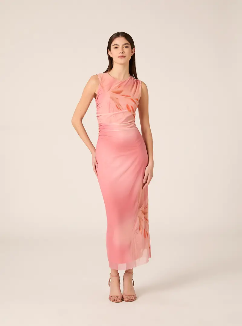 Vestito midi in tulle PK2 PINK