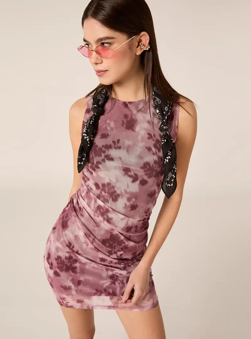 Vestito mini in tulle PK1 PINK