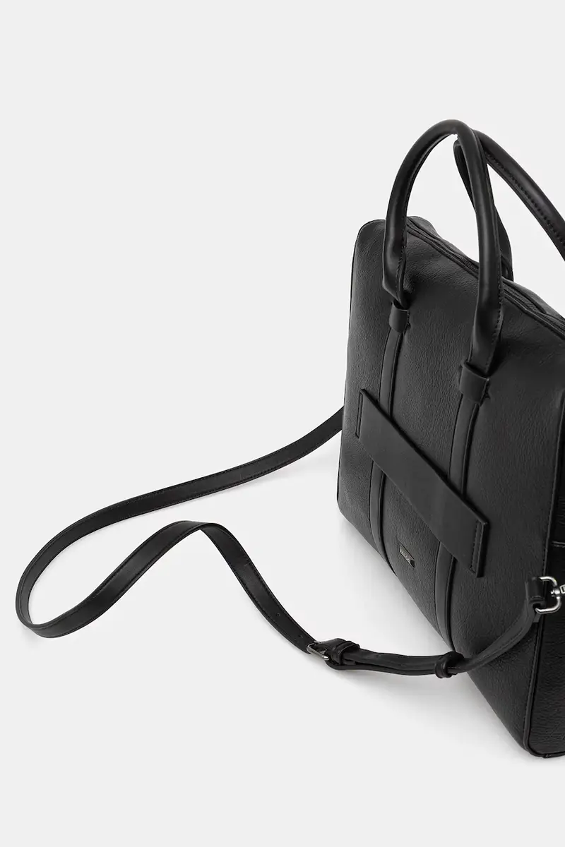 borsa colore nero BRUGU.009 miniatura 3