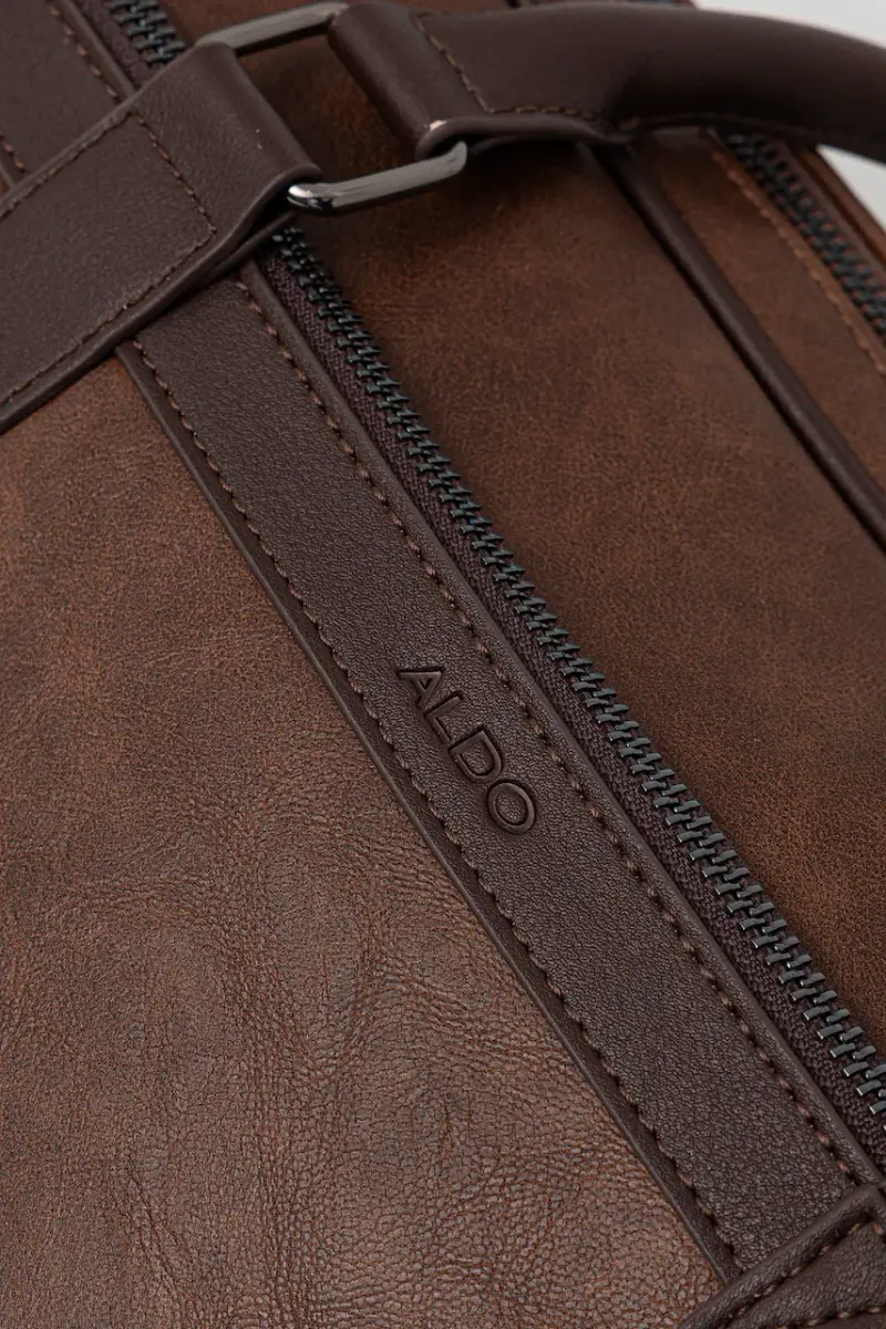 borsa per laptop colore marrone TOURNEUR.220 miniatura 4