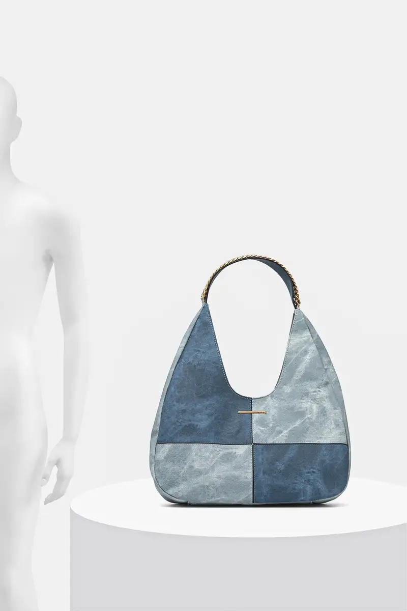 borsetta OVERELLS colore blu 13989218 miniatura 5