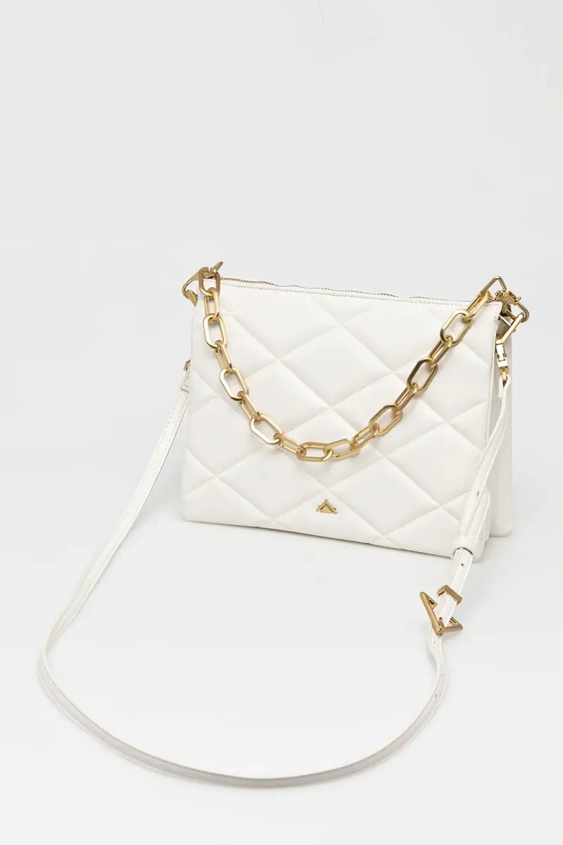 borsetta SOFTQUILT colore bianco 14009898 miniatura 3