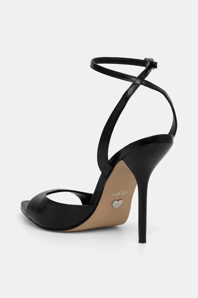 sandali in pelle FOREVERMORE Nero miniatura 3