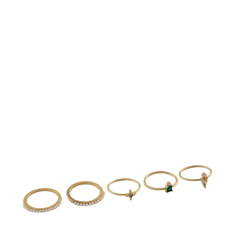 Set di 5 anelli Aldo Comfort 13994834 Oro