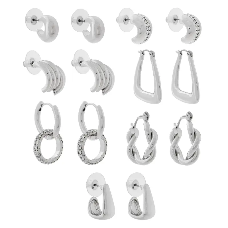 Set di 7 paia di orecchini Aldo Chicdays 13990611 Oro